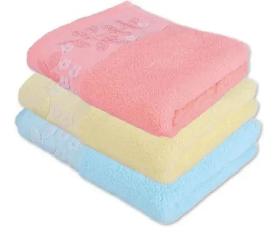 12x Juego de toallas de algodón 75x35 cm Baño de invitados Cara suave de colores
