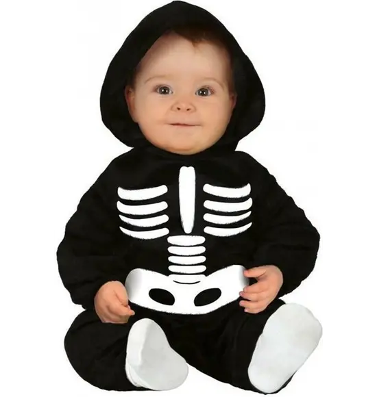 Disfraz de esqueleto carnaval Halloween para bebé recién nacido 6-24 meses...