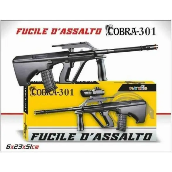 Cobra-301 Rifle de asalto Subfusil Juego de juguetes para niños 6x23x51cm...