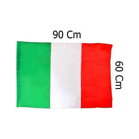 Bandera tricolor italiana Italia eje de bucle rojo blanco verde nacional