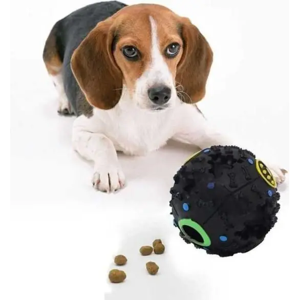 4x pelotas de juego para gatos y perros dispensador de golosinas para mascotas