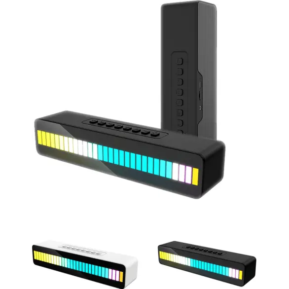 Altavoz altavoz Bluetooth con ritmo de música LED RGB BARRA DE SONIDO 5 modos
