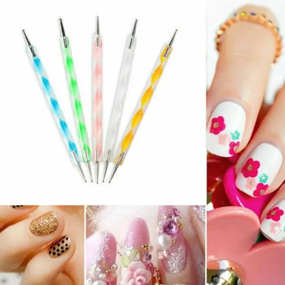 5x Dotter esmalte de uñas decoración manicura pedicura nail art mujer spot gel