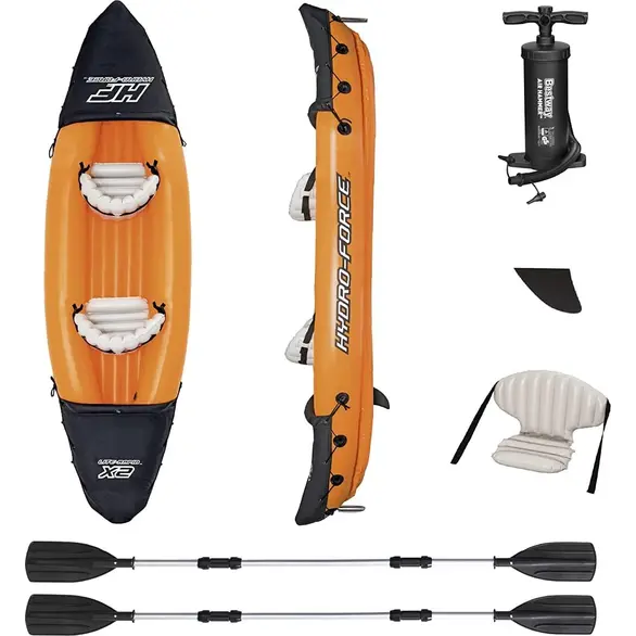 Canoa Kayak Hinchable Bestway 65077 Lite Rapid x2 Hydro-Force Para 2 Personas