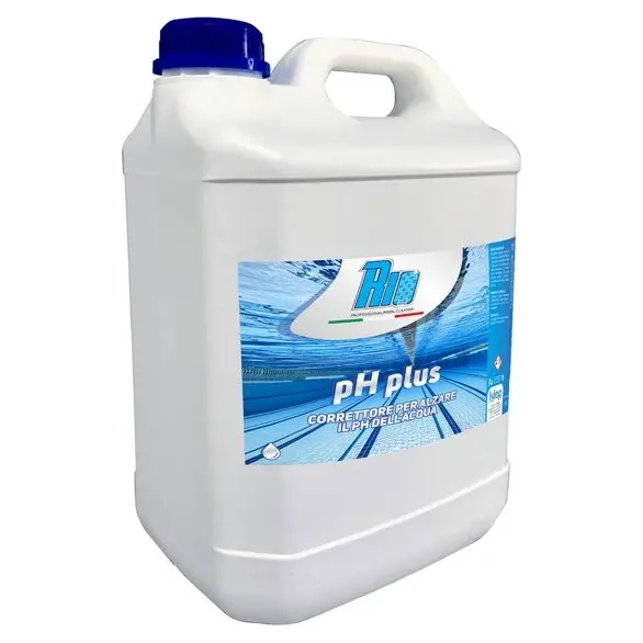 Ph+ Plus para Piscina 5 LT Agua Liquida Piscina Corrector Incrementador PH