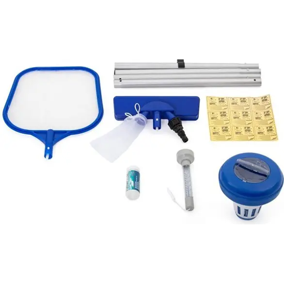 Kit de accesorios de lujo para mantenimiento y limpieza de piscinas 58195