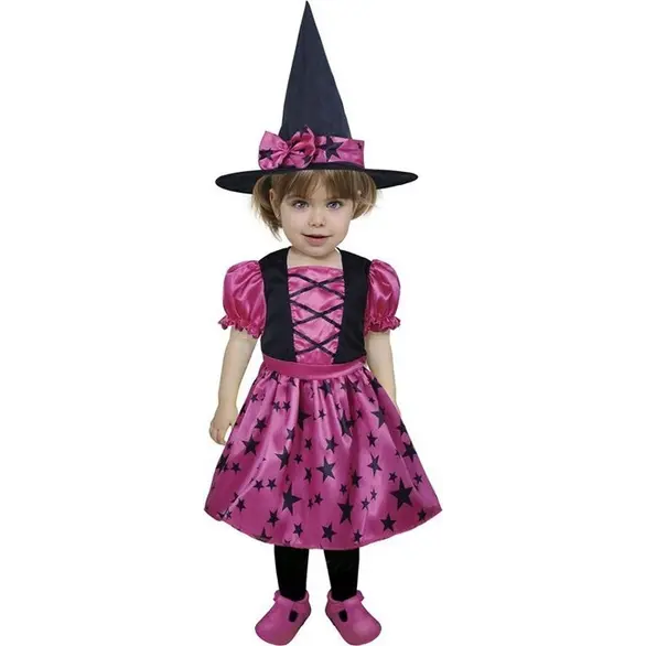 Disfraz de Halloween para chicas de bruja por carnaval fiestas 12-24 meses...