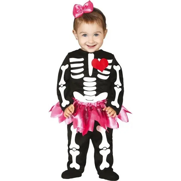 Disfraz de esqueleto para bebè disfraz de carnaval y halloween 6-12 meses