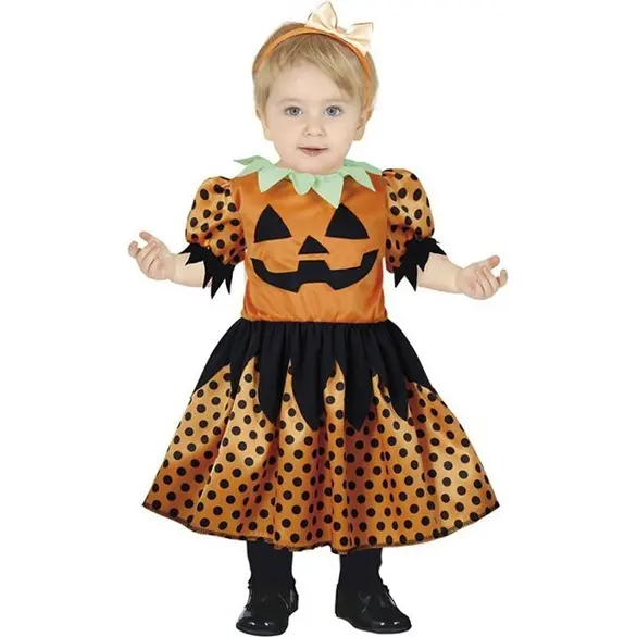 Disfraz de calabaza de carnaval de Halloween para chicas 18-24 meses