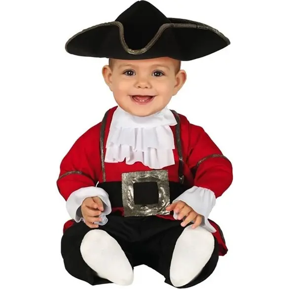 Disfraz de carnaval vestido de pirata de los mares para niño 12-18 meses