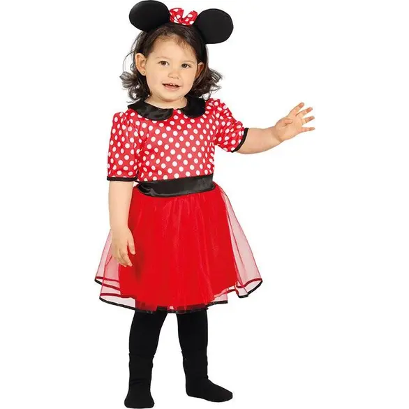 Disfraz de Minnie Mouse para niña Vestido Carnaval 12-24 meses Halloween...