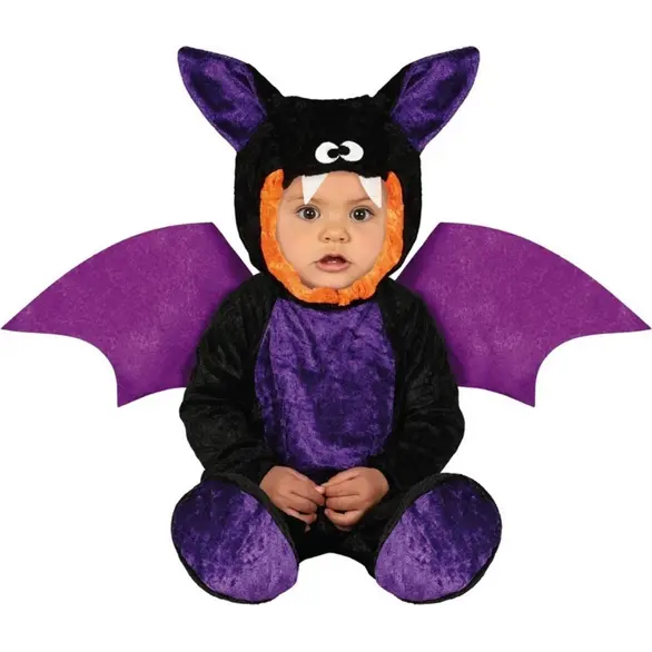 Disfraz de murciélago recién nacido Vestido de carnaval de Halloween 6-24...