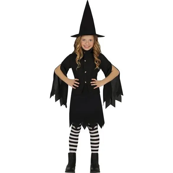 Disfraz de Bruja de Salem Halloween disfraz horror para niña 3-12 años...