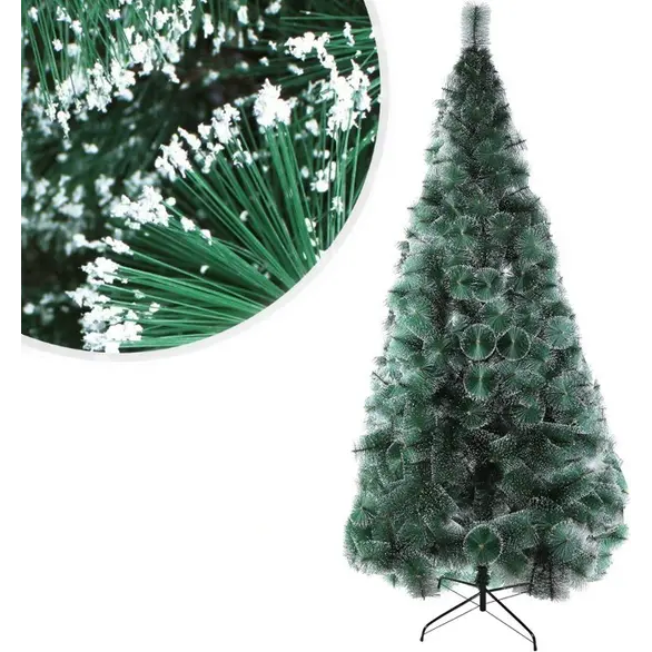 Árbol de Navidad de pino artificial realista en varios tamaños, súper grueso...