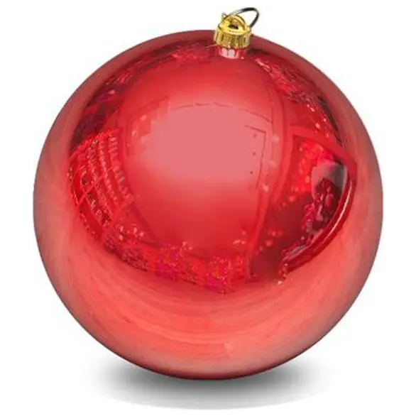 Bola de Navidad 20 cm roja brillante idea regalo Decoracion árboles de Navidad