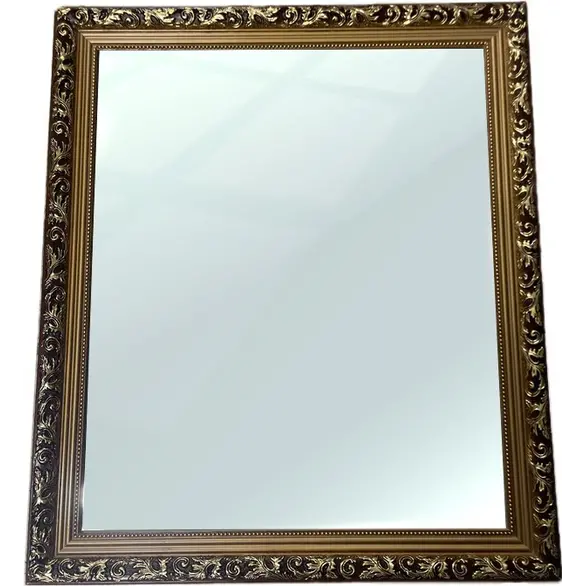 Espejo grande con marco rectangular estilo vintage 40x50 cm espejo decorado