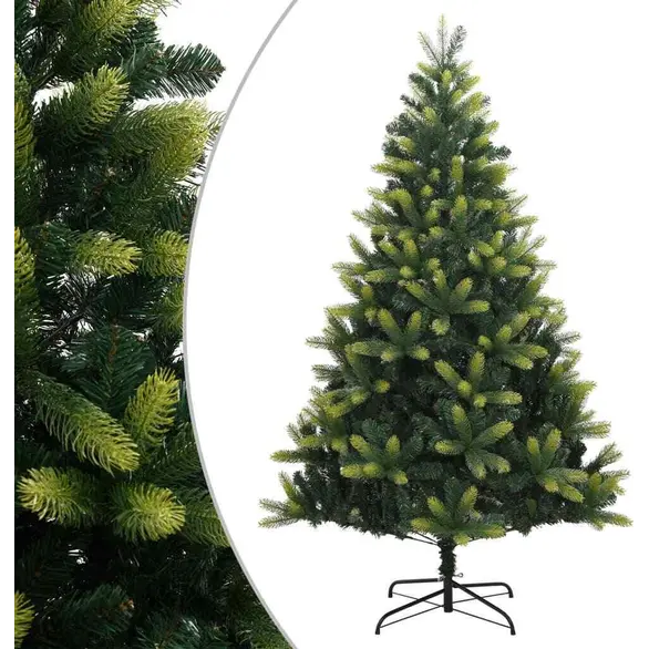Árbol de Navidad Verde pino grueso base cruzada dos colores varios tamaños...