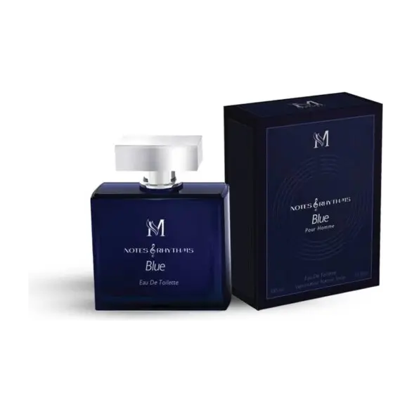 Perfume de Hombre Notes & Rhythms Blue 100 ml Eau de Parfum pour Homme Regalo