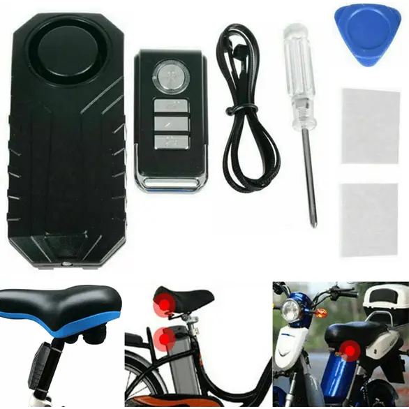 Alarma antirrobo Bicicleta Bicicleta eléctrica Motocicleta Hoverboard 113dB
