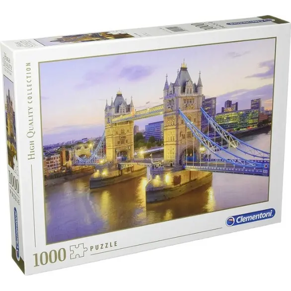 Puzzle 1000 piezas Tower Bridge de Londres Puente Torre Río Támesis 69x50 cm