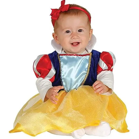 Disfraz Blancanieves Carnaval Princesa Disney vestido recién nacida 12-24...