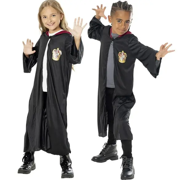 Disfraz Carnaval Harry Potter Hermione mago chicos 5-10 años escuela de magia...