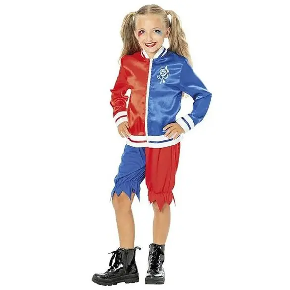 Vestido Carnaval Harley Quinn Suicide Squad para niña 5-10 años Halloween...