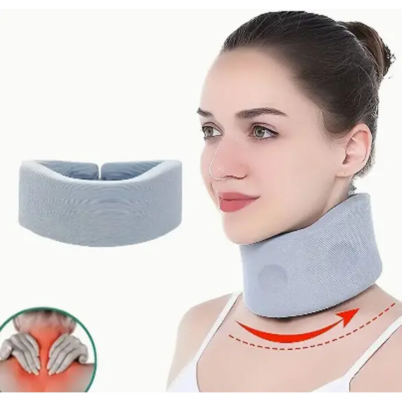 Collar cervical suave para banda para el cuello Soporte de cuello ajustable...