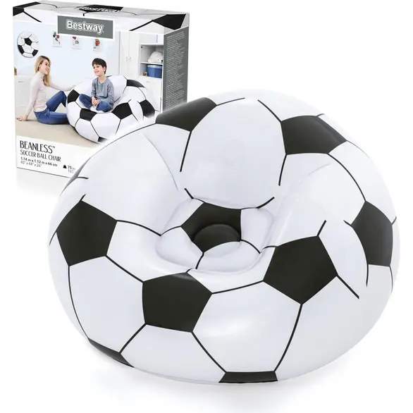 Sillón Balón de Fútbol Sillón Fútbol 114x112x66cm Silla Bestway 75010