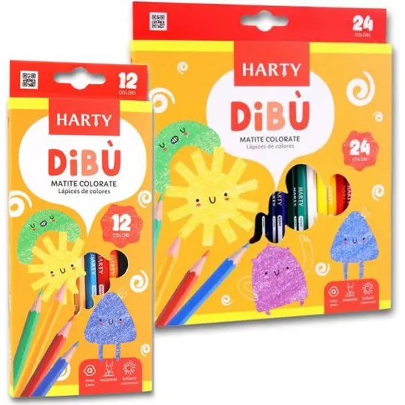 Crayones Lápices de Colores Pack de 12/24 Estuche de Colores Mixtos para...