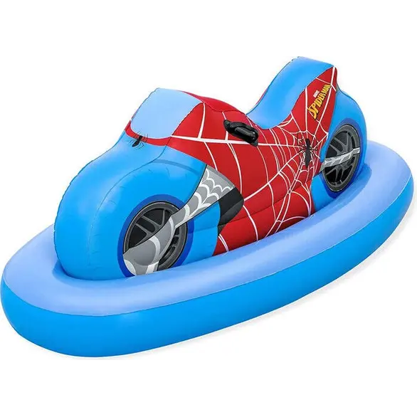 Moto Correpasillos Hinchable Spider-Man Niños Piscina Mar Verano Bestway