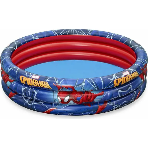 Piscina Hinchable Redonda para Niños Spiderman 122x30 cm Marvel