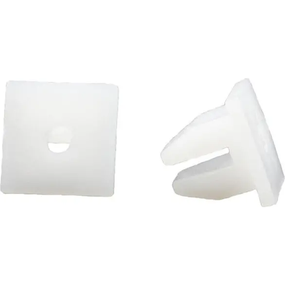 240x Remaches Clips de Sujeción de Coche Multiusos en Plástico Blanco 15,8x14mm