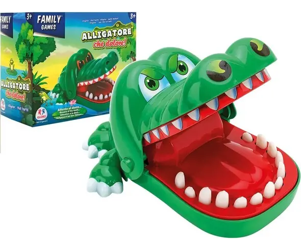 Juego de mesa para familias Juego Crocodile Alligator Caja 3+ Años