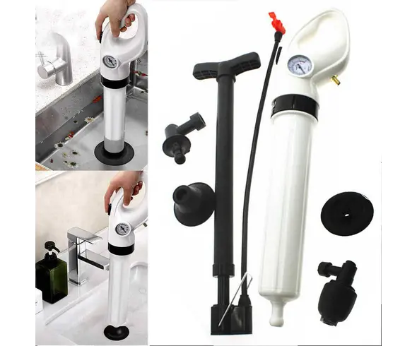 Pistola de presión para fregadero manual, limpiador de tuberías cocina y baño