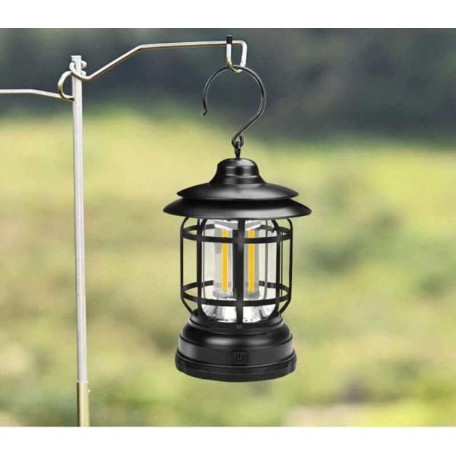 Lámpara de camping LUZ Linterna LED portátil Gancho de pesca Jardín 2