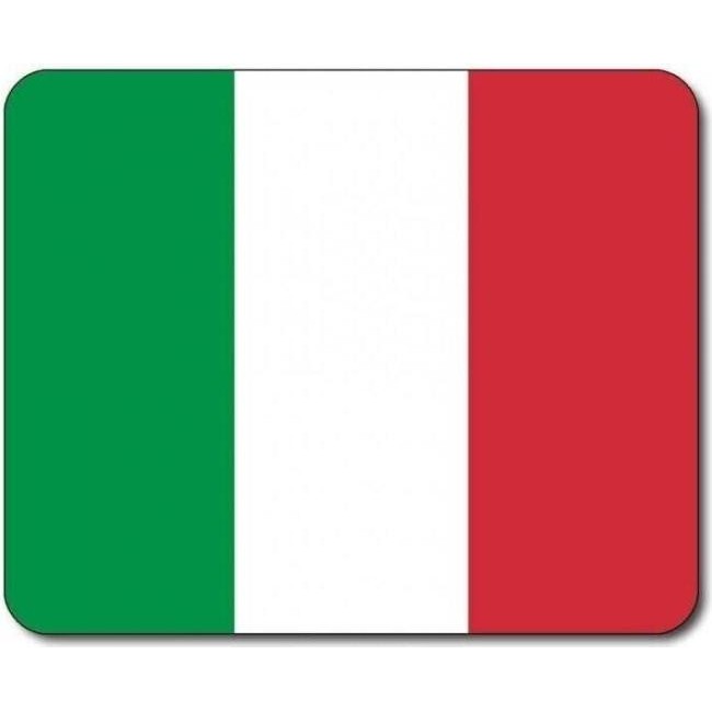 3 alfombrillas de ratón con bandera tricolor de Italia, verde, blanco, rojo,...