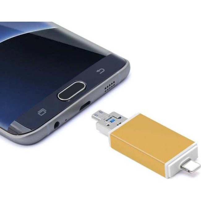 Lector de tarjetas de memoria micro SD Conexión Lightning y soporte micro USB...