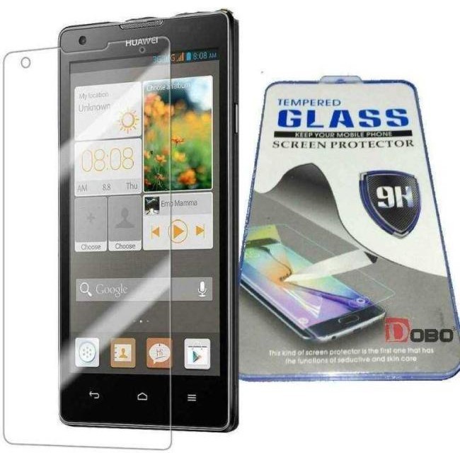Protector de pantalla de cristal templado antiburbujas Huawei Ascend G700