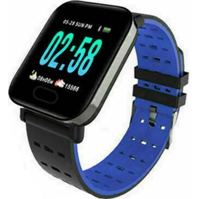 Orologio Smartwatch A6 Da Polso Per Sport Fitness Monitor Notifiche iOS...