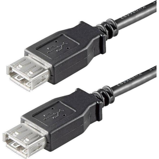 Cable de extensión USB hembra a hembra 1,5 metros PC Cables de computadora...