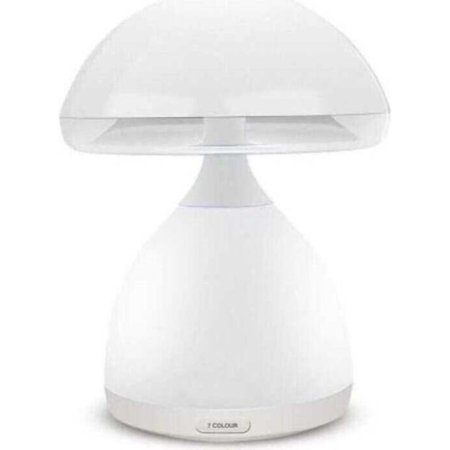 Lámpara de hongo cromática con interruptor LED táctil de sueño sombreado...
