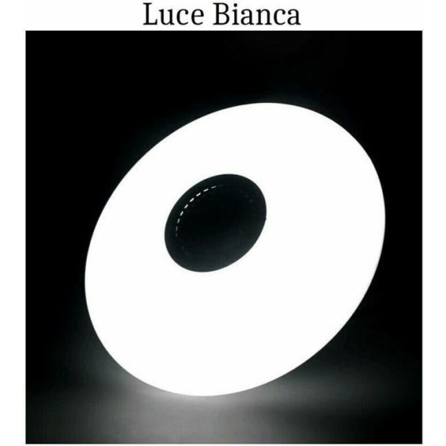 UFO BLUETOOTH BOMBILLA LED LUZ BLANCA ALTAVOZ RGB LÁMPARA CAJA 3
