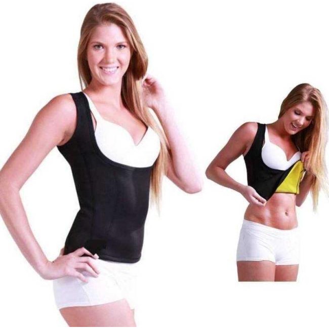 Camiseta de tirantes fitness sauna adelgazante para mujer de neopreno...
