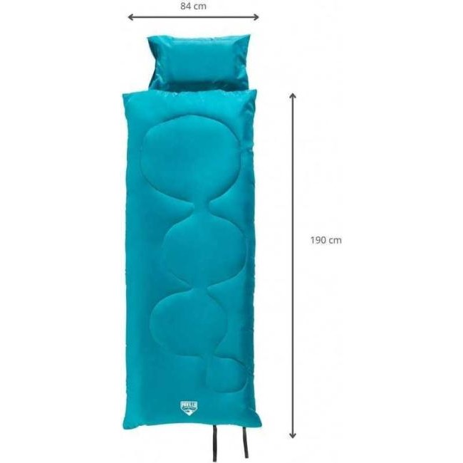 Saco de dormir de invierno Bestway 190X84 cm cojín viaje camping acolchado 2