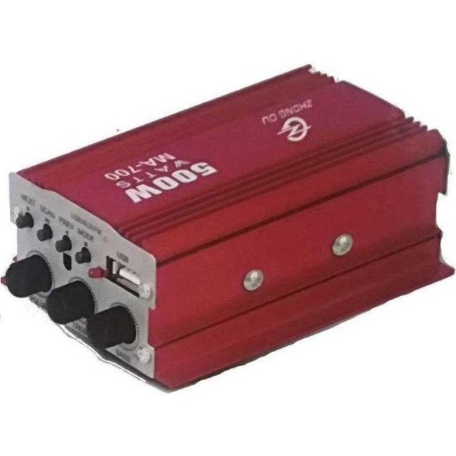 MA-700 Mini amplificador de audio estéreo 12V FM Reproductor de MP3 Usb Coche...