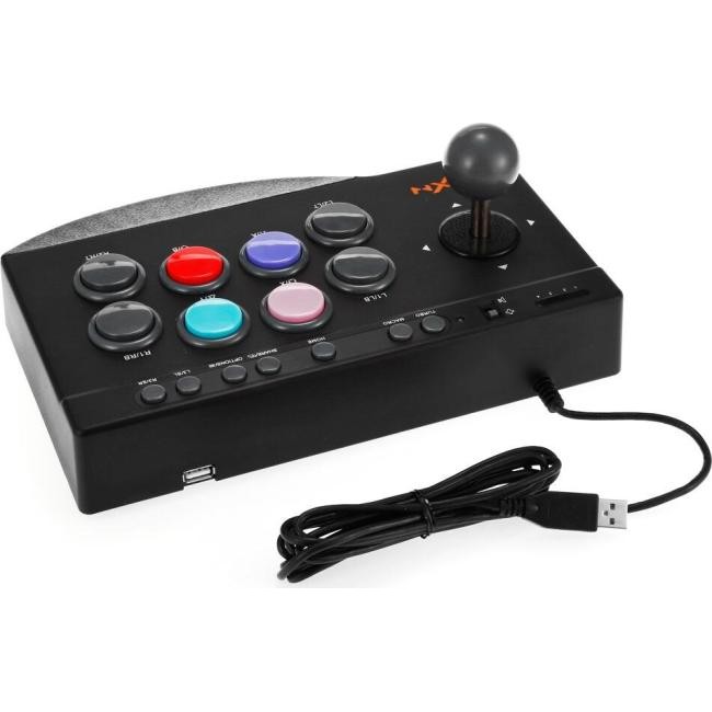Controlador de juegos Arcade Joystick Cable USB D-pad Retro Compatible PC PS...